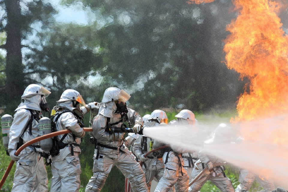 Calculation of the fire water needs