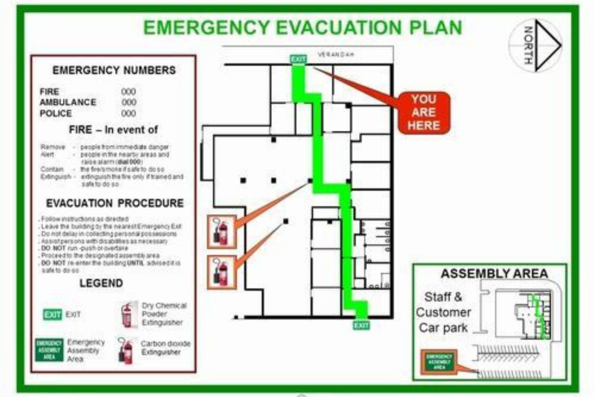 evacuation plan